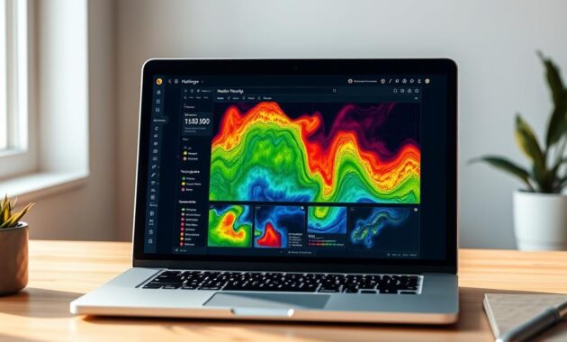 Hotjar heatmap example